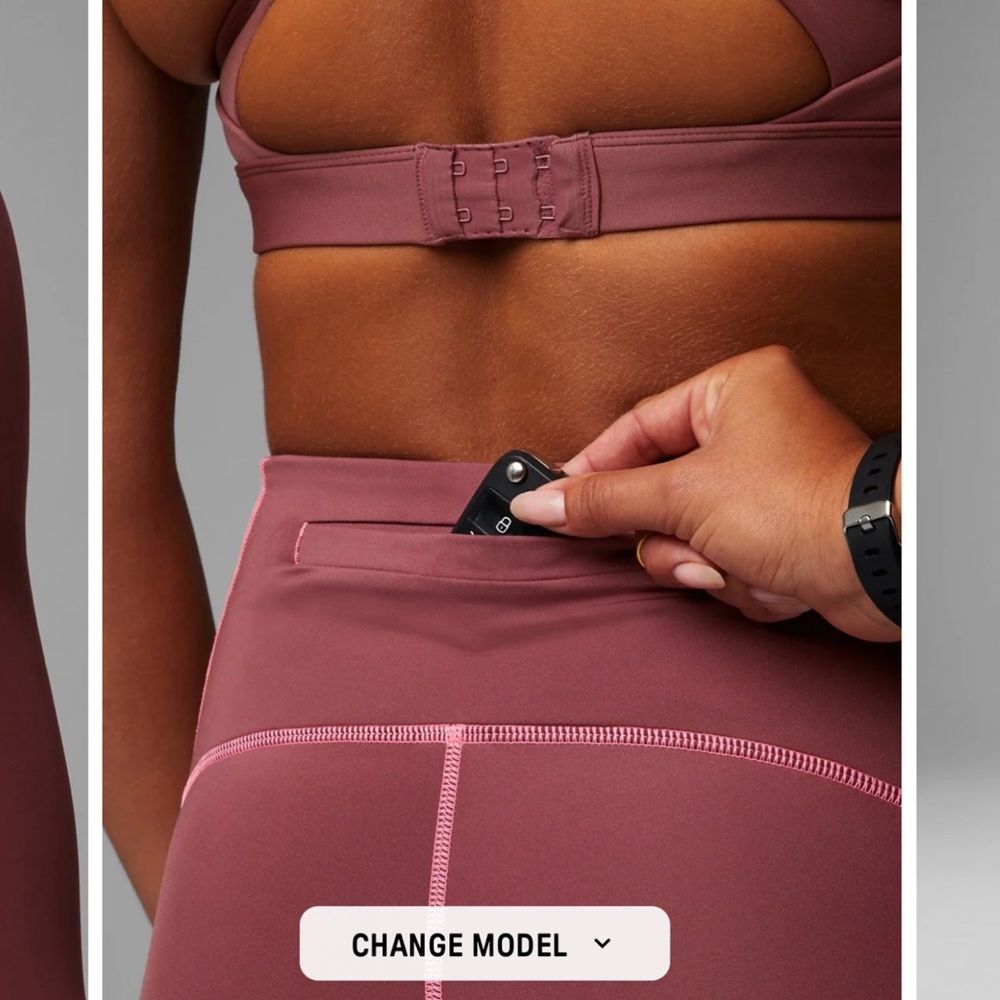 Fabletics Workout Set High Impact Bra Size Medium… - image 7